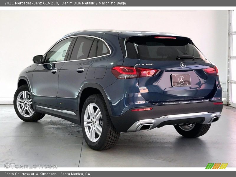 Denim Blue Metallic / Macchiato Beige 2021 Mercedes-Benz GLA 250