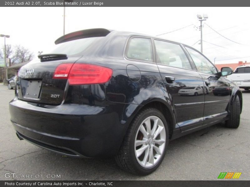 Scuba Blue Metallic / Luxor Beige 2012 Audi A3 2.0T