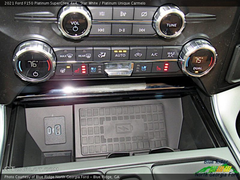 Controls of 2021 F150 Platinum SuperCrew 4x4