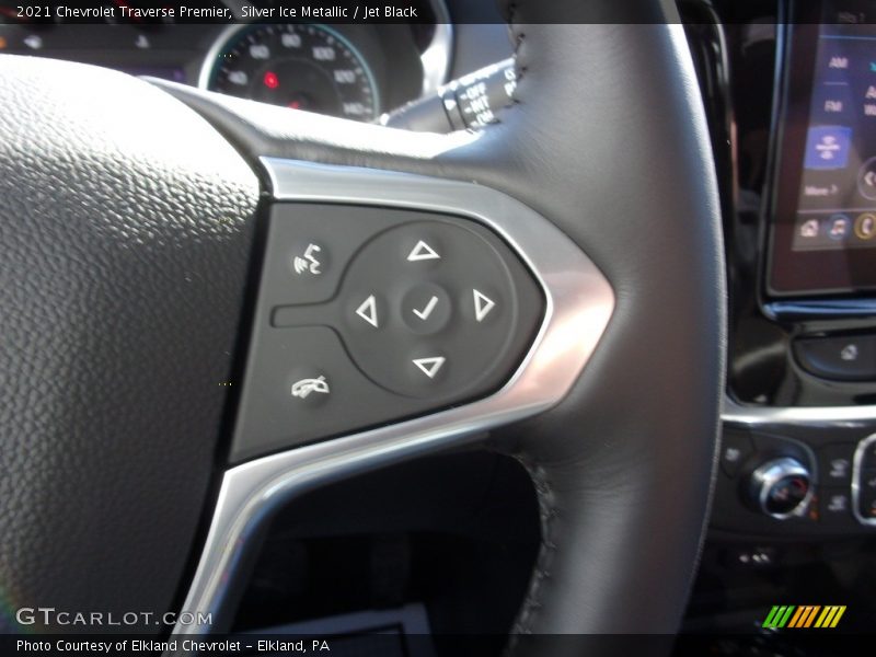 Silver Ice Metallic / Jet Black 2021 Chevrolet Traverse Premier