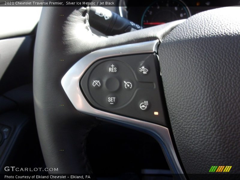Silver Ice Metallic / Jet Black 2021 Chevrolet Traverse Premier