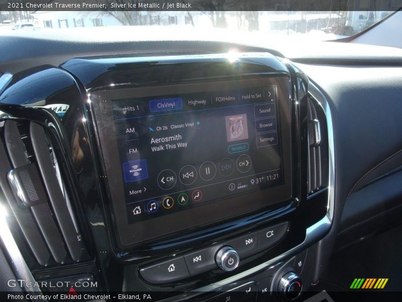 Silver Ice Metallic / Jet Black 2021 Chevrolet Traverse Premier