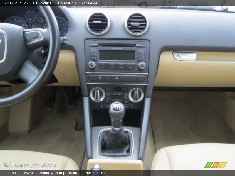 Scuba Blue Metallic / Luxor Beige 2012 Audi A3 2.0T