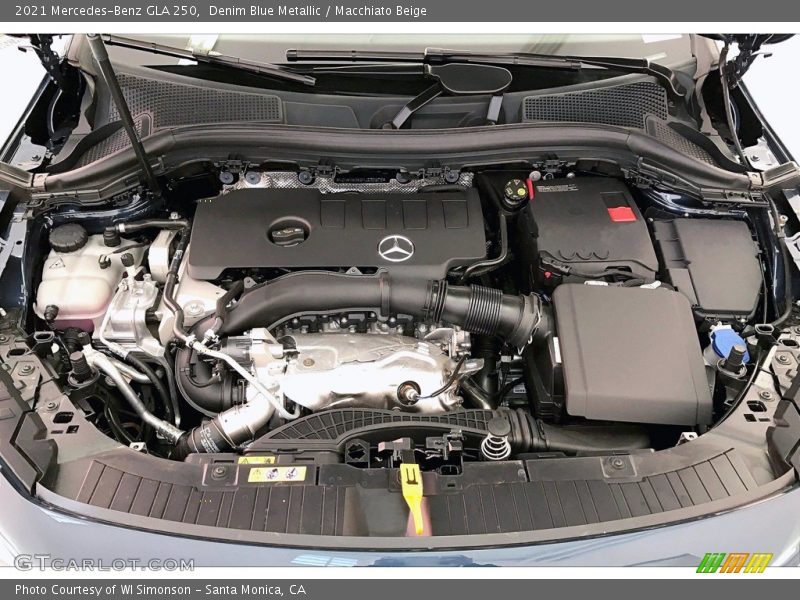 Denim Blue Metallic / Macchiato Beige 2021 Mercedes-Benz GLA 250