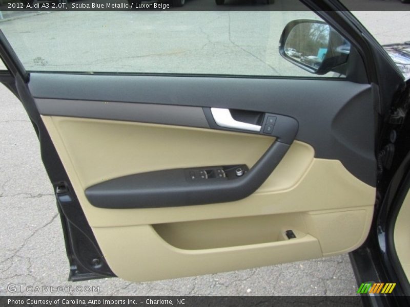 Scuba Blue Metallic / Luxor Beige 2012 Audi A3 2.0T
