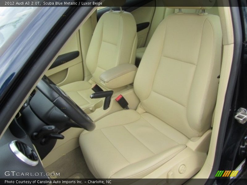 Scuba Blue Metallic / Luxor Beige 2012 Audi A3 2.0T