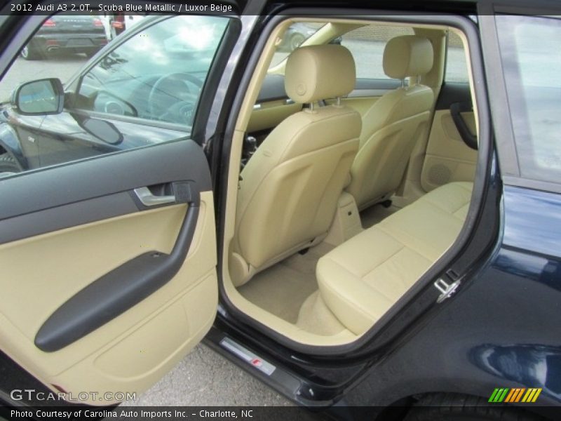 Scuba Blue Metallic / Luxor Beige 2012 Audi A3 2.0T