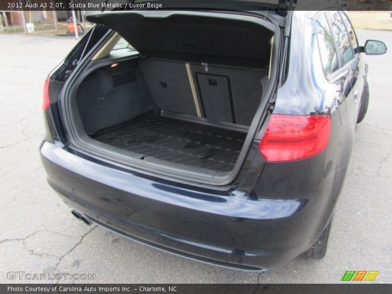Scuba Blue Metallic / Luxor Beige 2012 Audi A3 2.0T