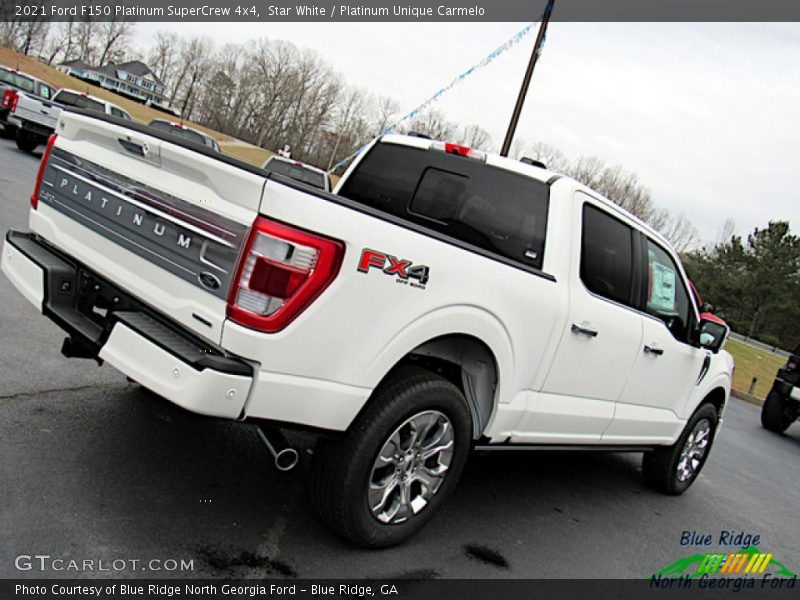 Star White / Platinum Unique Carmelo 2021 Ford F150 Platinum SuperCrew 4x4
