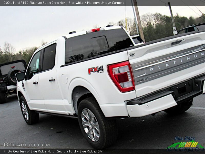 Star White / Platinum Unique Carmelo 2021 Ford F150 Platinum SuperCrew 4x4