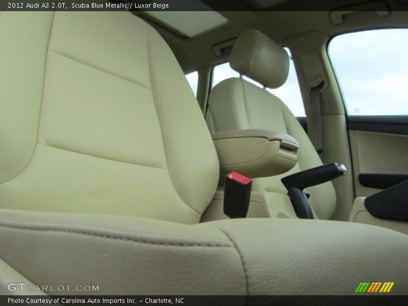 Scuba Blue Metallic / Luxor Beige 2012 Audi A3 2.0T