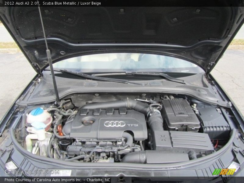 Scuba Blue Metallic / Luxor Beige 2012 Audi A3 2.0T