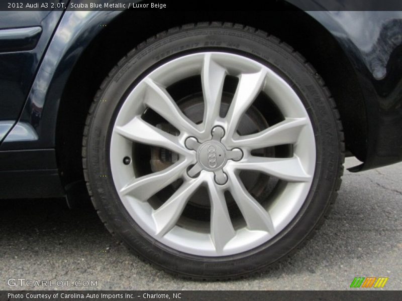 Scuba Blue Metallic / Luxor Beige 2012 Audi A3 2.0T