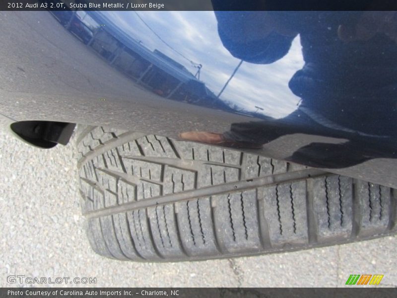 Scuba Blue Metallic / Luxor Beige 2012 Audi A3 2.0T