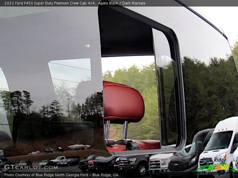 Agate Black / Dark Marsala 2021 Ford F450 Super Duty Platinum Crew Cab 4x4