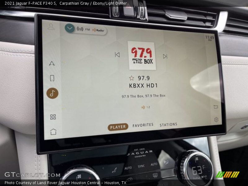 Carpathian Gray / Ebony/Light Oyster 2021 Jaguar F-PACE P340 S