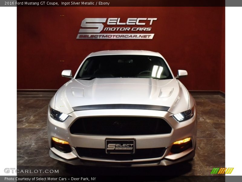 Ingot Silver Metallic / Ebony 2016 Ford Mustang GT Coupe