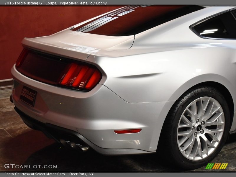 Ingot Silver Metallic / Ebony 2016 Ford Mustang GT Coupe