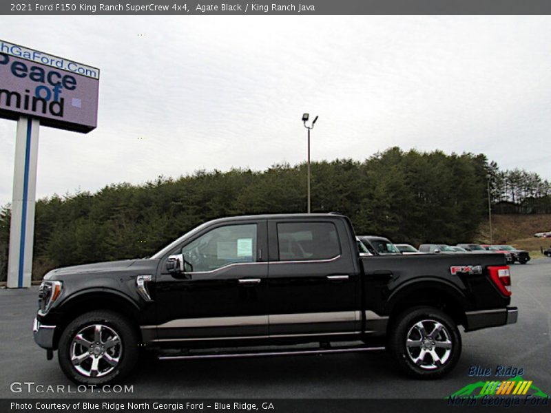 Agate Black / King Ranch Java 2021 Ford F150 King Ranch SuperCrew 4x4