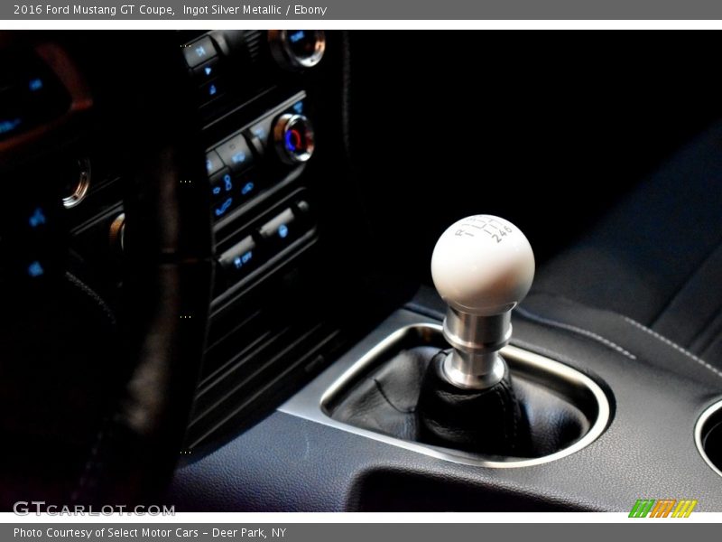Ingot Silver Metallic / Ebony 2016 Ford Mustang GT Coupe