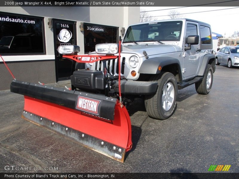 Bright Silver Metallic / Dark Slate Gray/Medium Slate Gray 2008 Jeep Wrangler X 4x4