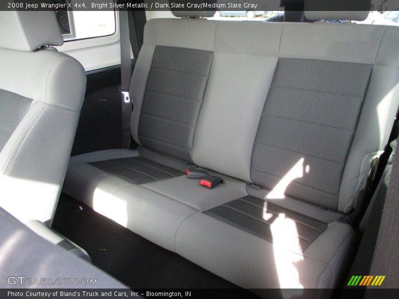 Bright Silver Metallic / Dark Slate Gray/Medium Slate Gray 2008 Jeep Wrangler X 4x4
