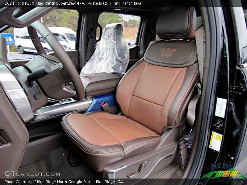 Front Seat of 2021 F150 King Ranch SuperCrew 4x4
