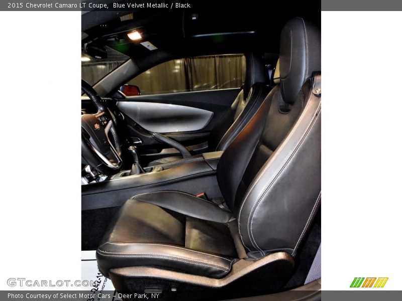 Blue Velvet Metallic / Black 2015 Chevrolet Camaro LT Coupe