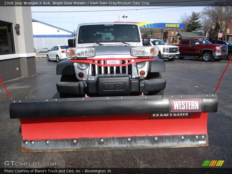 Bright Silver Metallic / Dark Slate Gray/Medium Slate Gray 2008 Jeep Wrangler X 4x4