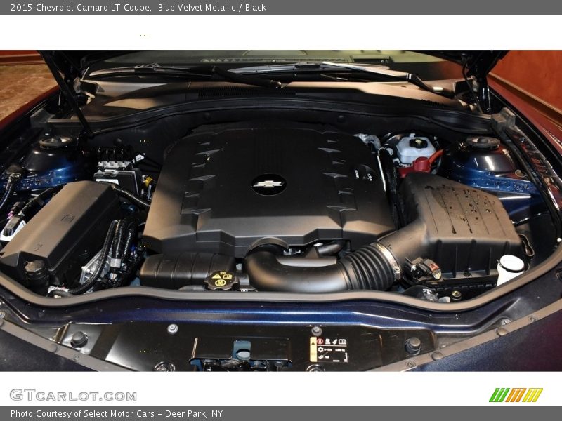 Blue Velvet Metallic / Black 2015 Chevrolet Camaro LT Coupe