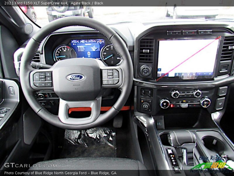 Agate Black / Black 2021 Ford F150 XLT SuperCrew 4x4