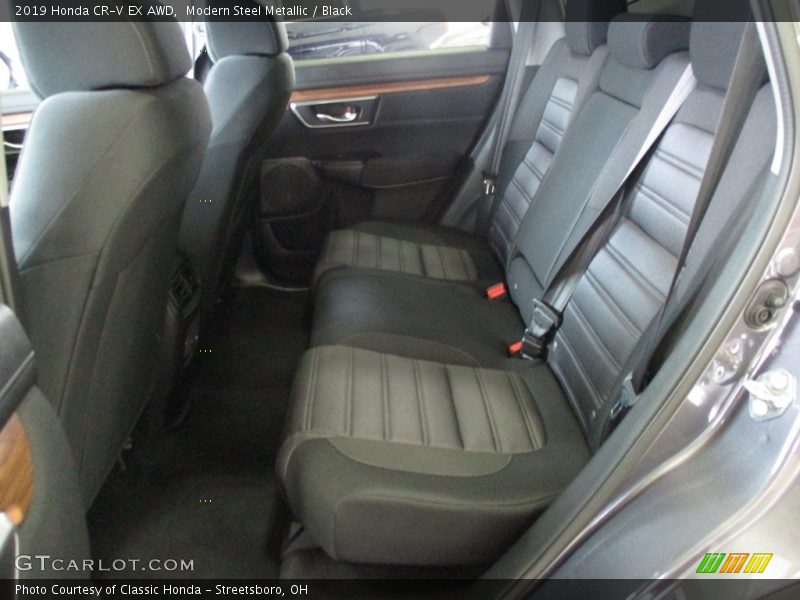 Modern Steel Metallic / Black 2019 Honda CR-V EX AWD