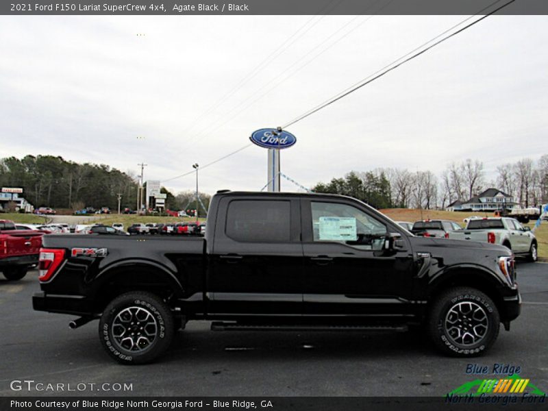 Agate Black / Black 2021 Ford F150 Lariat SuperCrew 4x4