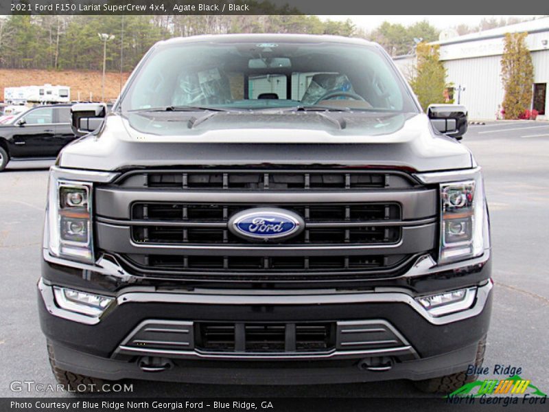 Agate Black / Black 2021 Ford F150 Lariat SuperCrew 4x4