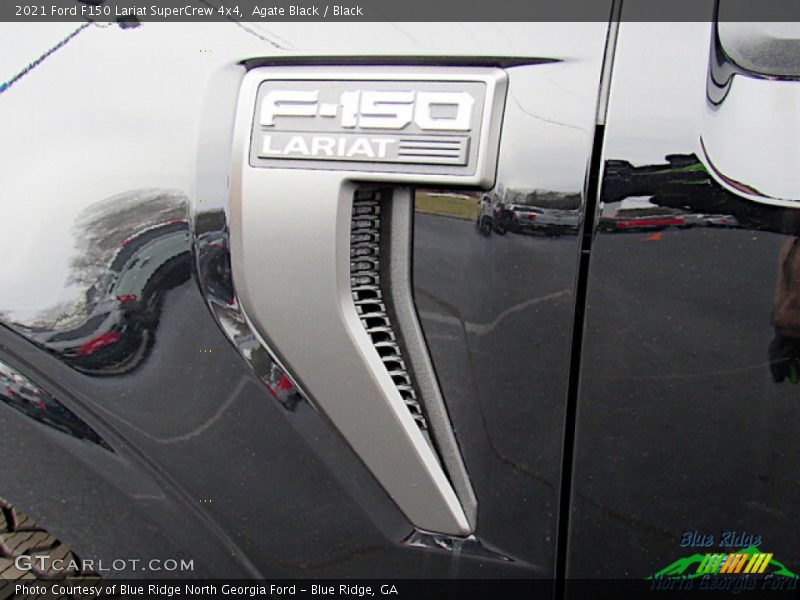 Agate Black / Black 2021 Ford F150 Lariat SuperCrew 4x4