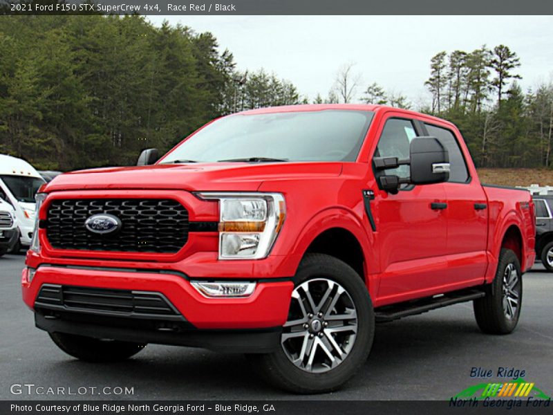 Race Red / Black 2021 Ford F150 STX SuperCrew 4x4
