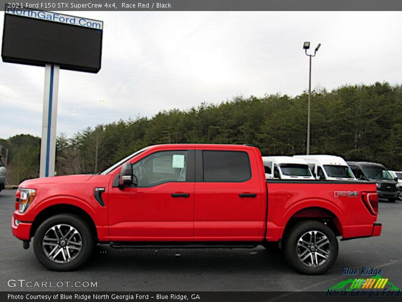 Race Red / Black 2021 Ford F150 STX SuperCrew 4x4