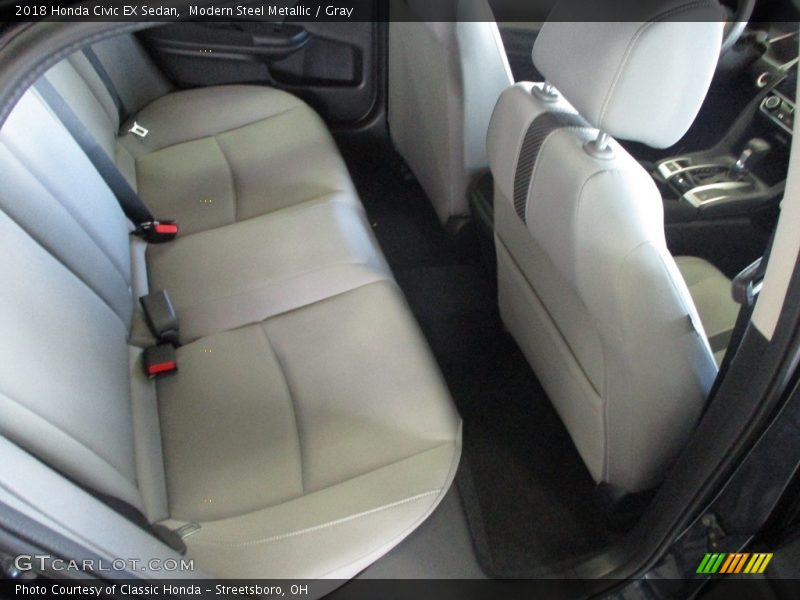 Modern Steel Metallic / Gray 2018 Honda Civic EX Sedan