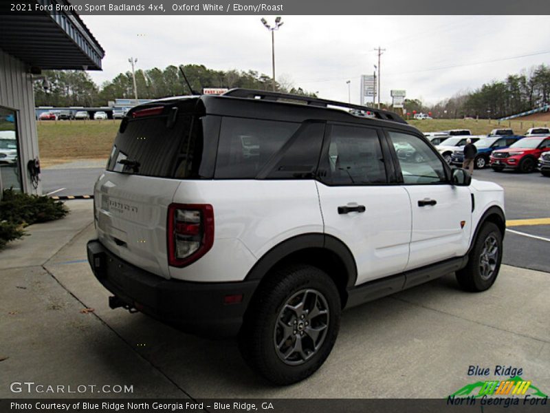 Oxford White / Ebony/Roast 2021 Ford Bronco Sport Badlands 4x4