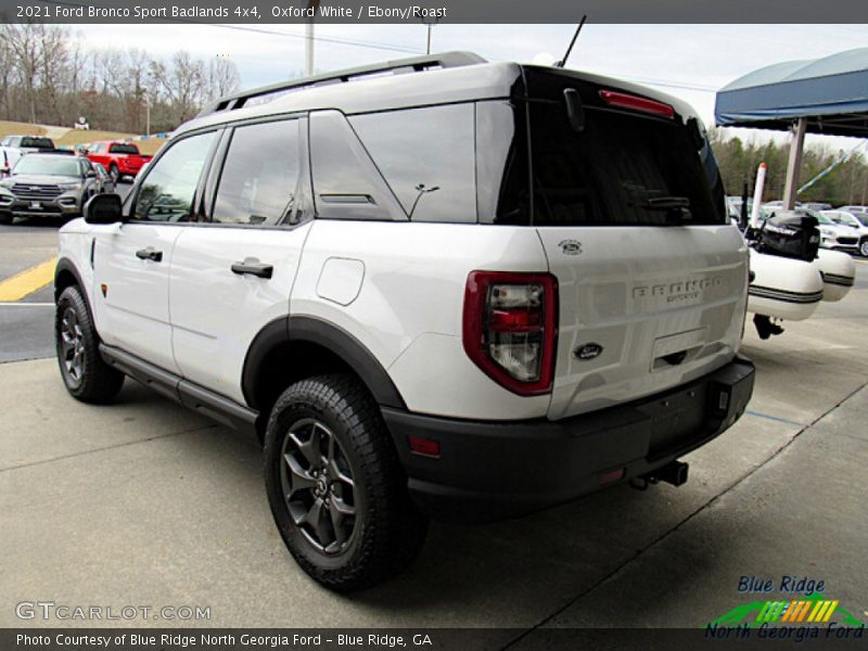 Oxford White / Ebony/Roast 2021 Ford Bronco Sport Badlands 4x4