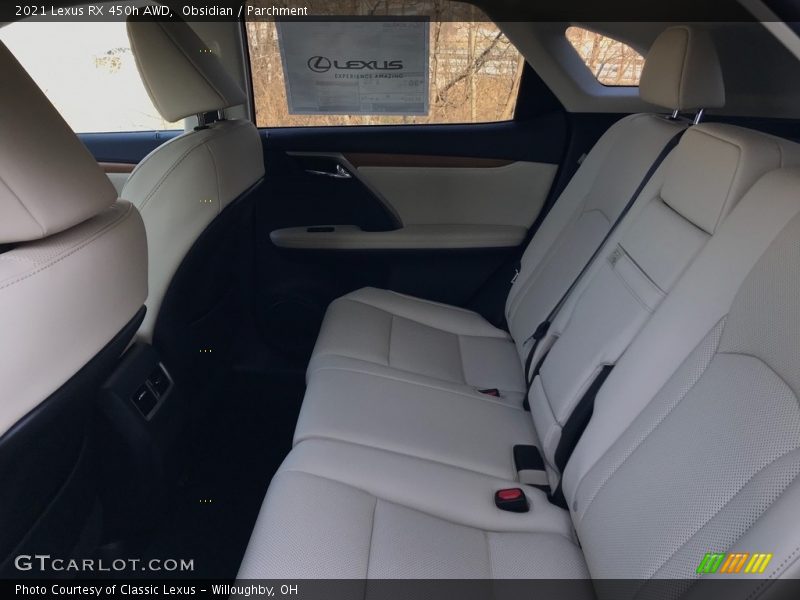 Obsidian / Parchment 2021 Lexus RX 450h AWD