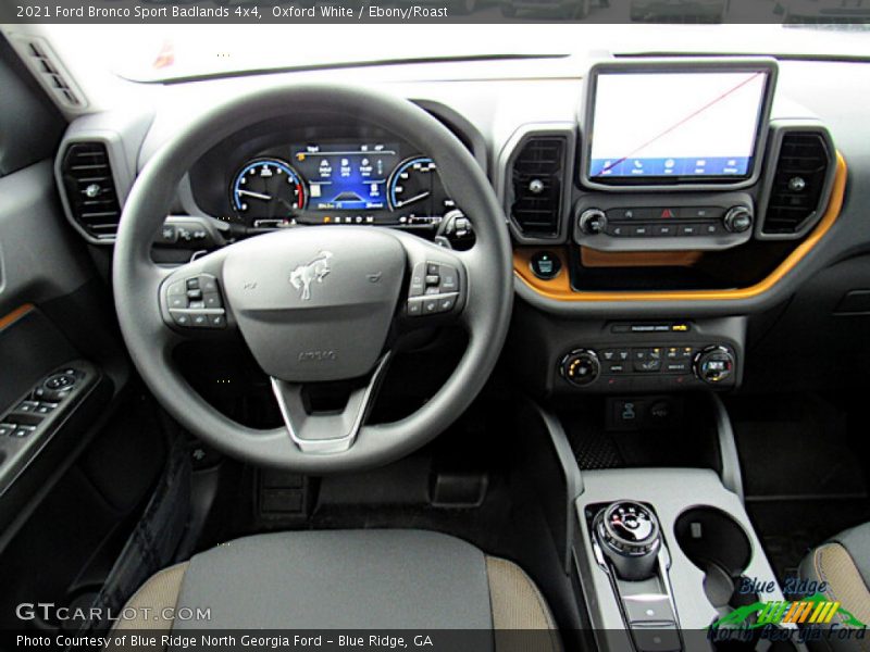 Oxford White / Ebony/Roast 2021 Ford Bronco Sport Badlands 4x4