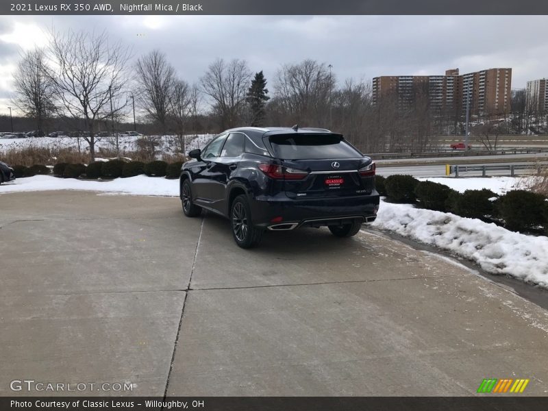 Nightfall Mica / Black 2021 Lexus RX 350 AWD