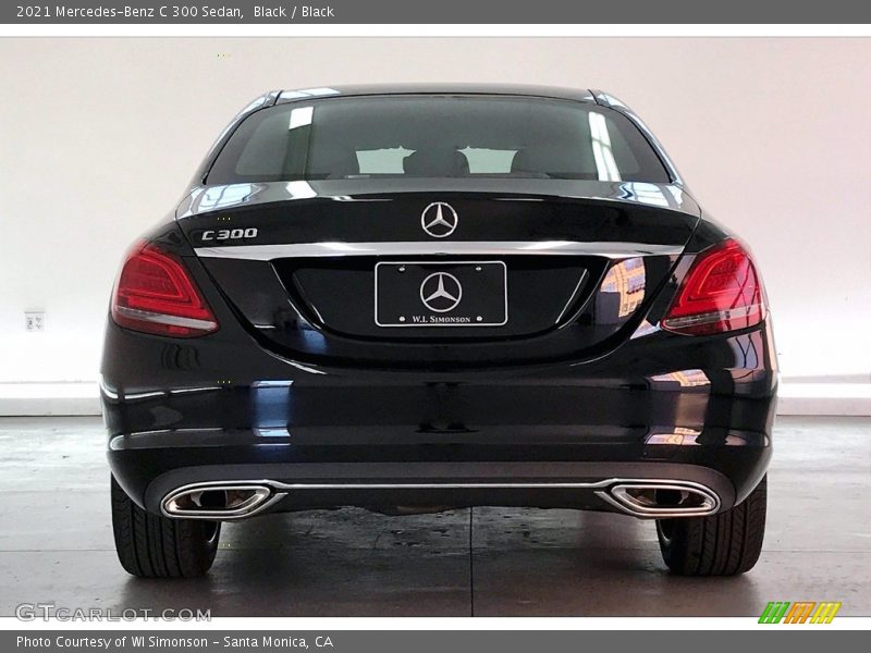 Black / Black 2021 Mercedes-Benz C 300 Sedan