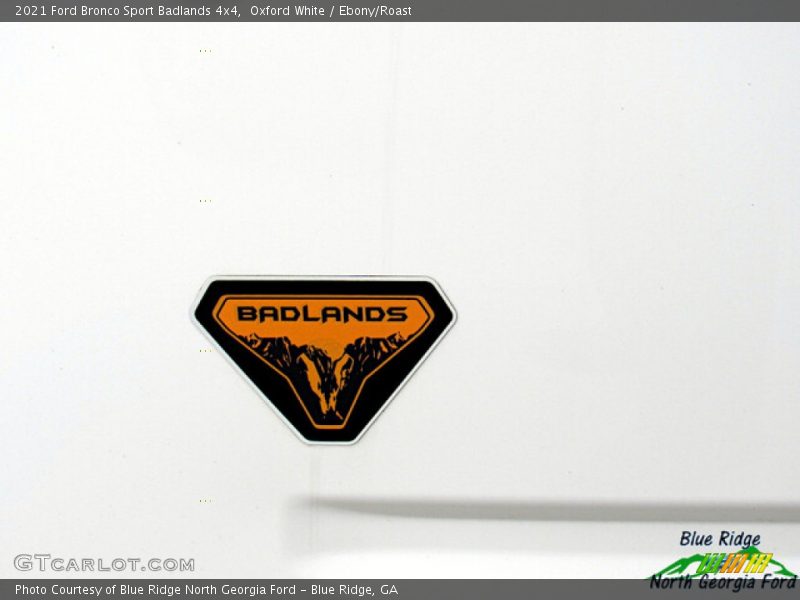 Oxford White / Ebony/Roast 2021 Ford Bronco Sport Badlands 4x4