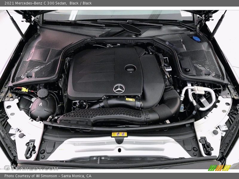 Black / Black 2021 Mercedes-Benz C 300 Sedan