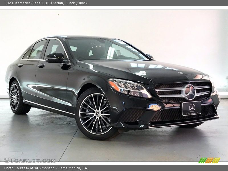 Black / Black 2021 Mercedes-Benz C 300 Sedan