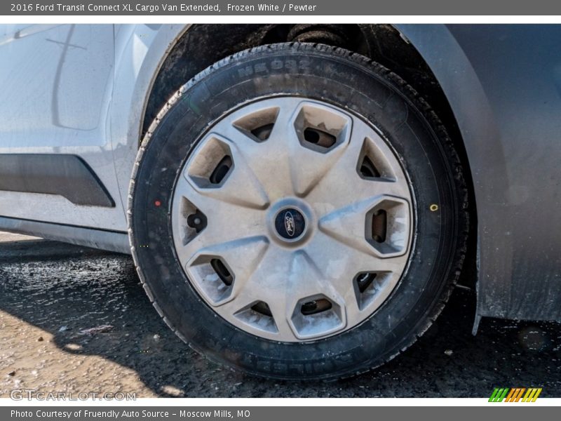 Frozen White / Pewter 2016 Ford Transit Connect XL Cargo Van Extended