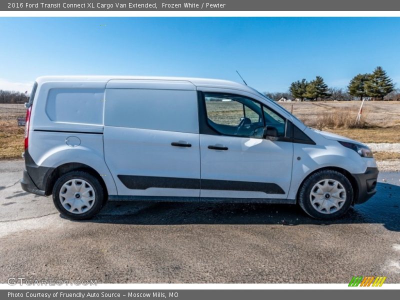 Frozen White / Pewter 2016 Ford Transit Connect XL Cargo Van Extended