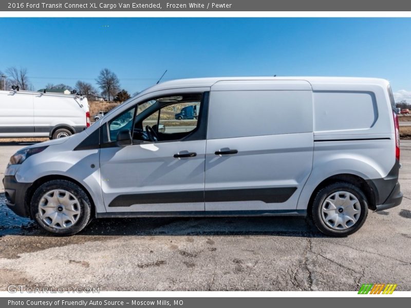 Frozen White / Pewter 2016 Ford Transit Connect XL Cargo Van Extended